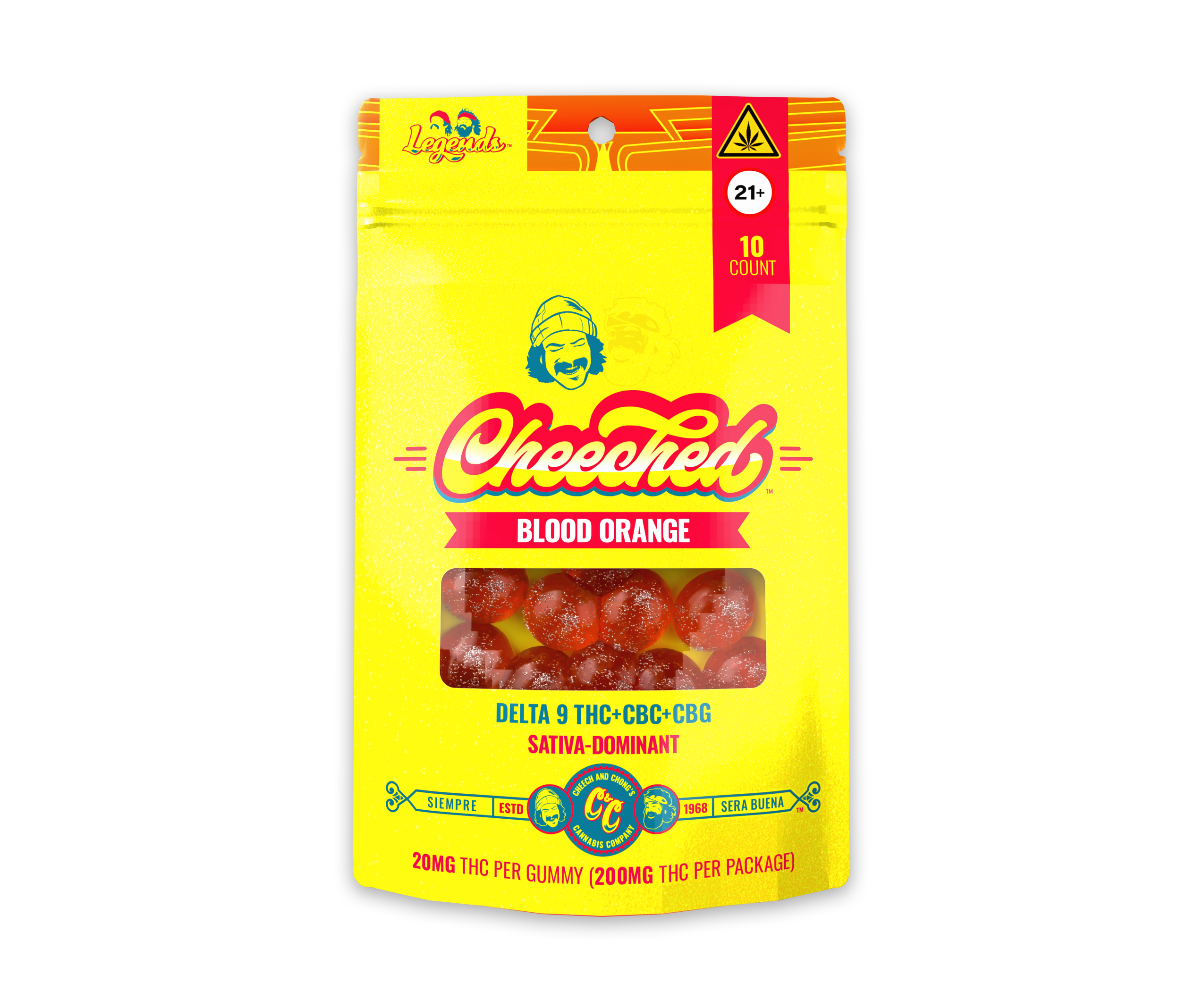 Cheeched Gummies (20MG) - Blood Orange